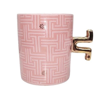 Кружка керамическая PACKAGE, 325 мл, розовая