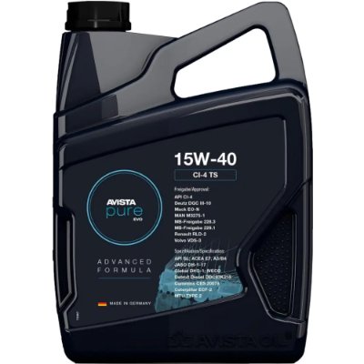 Масло моторное синтетическое Avista Pure Evo CI-4 TS 15W-40